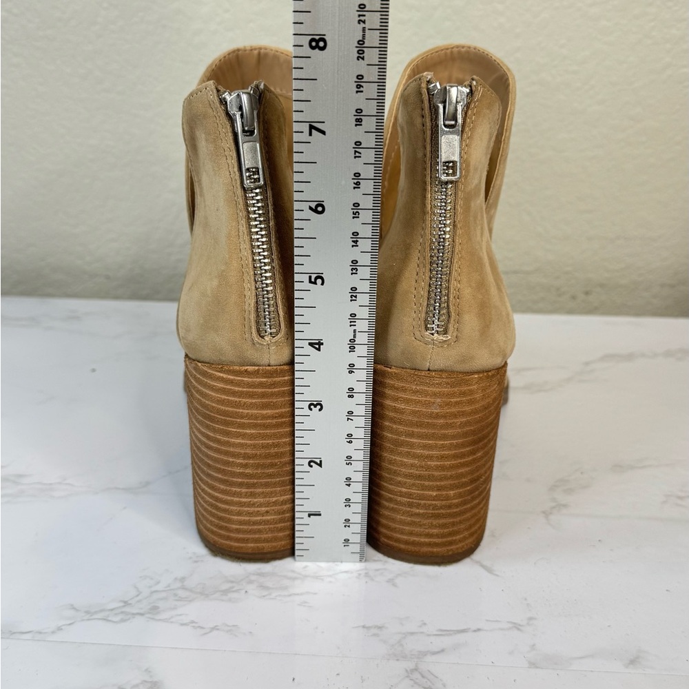 STEVE MADDEN Cedar Suede Ankle‎ Boot Camel Neutral Size 8.5 US Block Heel Bootie - Picture 5 of 8